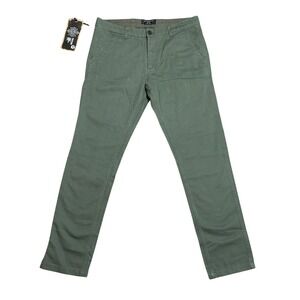 NEW Matchstick Argus Pants Size XL 34 Green Chino Japanese 100%‎ Cotton